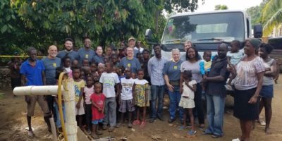 2016 Trip to Haiti, Volunteers near the well almost completed Off the Beaten Path with Craig Ryan